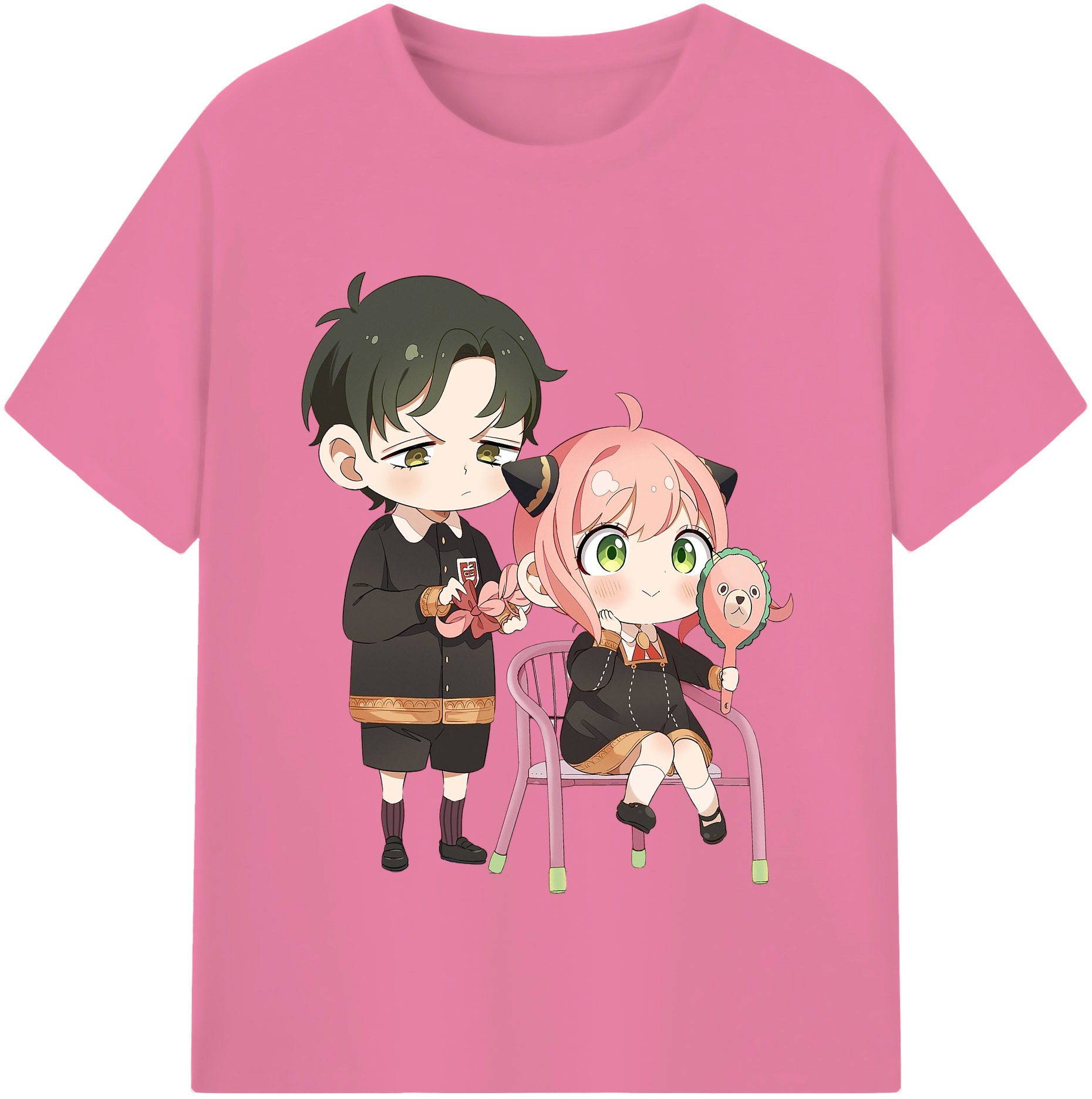 （画像用） SPY×FAMILY间谍家家酒 綿100％半袖Tシャツ（フロントプリント）